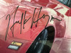 1985 WWF Hulk Hogan Corvette Poster Signed Autograph JSA