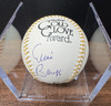 Ernie Banks Signed Autographed Rawlings Gold Glove Baseball Ball JSA