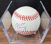 Javier Baez Signed Autographed Rawlings OML Baseball JSA