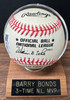 Barry Bonds Signed Autographed Rawlings ONL Baseball JSA *785