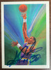 1990 Hoops Karl Malone #380 Signed Autographed JSA
