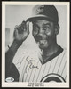 Ernie Banks Signed Autographed 8x10 Black & White Photo JSA
