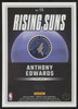 2024-25 Donruss Optic Anthony Edwards Rising Suns Pink Velocity /79 #15