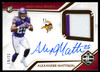 2019 Panini Limited Alexander Mattison RC Patch Auto RPA /23 #134