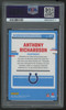 2023 Panini Donruss Optic Anthony Richardson RC Rated Rookie Purple Shock PSA 10