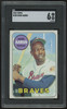 1969 Topps Hank Aaron #100 SGC 6 *945