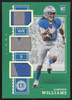 2022 Panini Encased Jameson Williams RC Emerald Triple Patch /10 #RTM-8