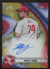 2024 Bowman's Best Mick Abel Best Of '24 Gold Mini-Diamond Auto /50 #B24-MA