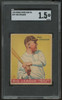 1934 World Wide Gum Co. Tris Speaker #29 SGC 1.5