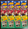 1983 Topps Football Album Stickers Hanger Box Lot of 4 All Different Backs