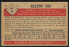 1953 Bowman Color Nelson Fox #18 VG (Wrinkle)