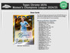 2024/25 Topps Chrome UEFA Women's Champions League Soccer Hobby Box