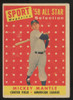 1958 Topps Mickey Mantle All-Star #487 VG