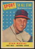 1958 Topps Stan Musial All Star #476 EX "D"
