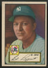1952 Topps Ed Lopat RC Black Back #57 VG/EX