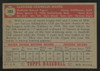 1952 Topps Cliff Mapes RC #103 VG/EX