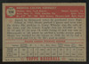 1952 Topps Monte Kennedy #124 EX "B"