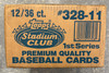 1991 Topps Stadium Club Baseball 1st Series Wax Case Factory Sealed (12)