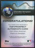 2023 Bowman Platinum Chandler Simpson Top Prospect Auto #TOP-59