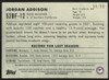 2022 Bowman Chrome University Jordan Addison 1952 Auto /99 #52BF-12