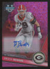 2023 Bowman Chrome U Brock Bowers Fuchsia Mini-Diamonds Refractor Auto /150 #50
