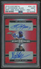 2018 Leaf Metal Bo Jackson/Marcus Allen Sports Heroes Red Dual Auto /2 PSA 9