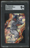 2021 Bowman's Best Jasson Dominguez Heat Wave Die-Cut Atomic Refractor SGC 9