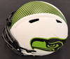 Kenneth Walker III Signed Autographed Riddell Seahawks Lunar Replica Helmet BAS