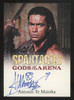 2010 Rittenhouse Spartacus Gods Of The Arena Barca / Antonio Te Maioha Auto