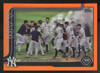 2025 Topps Series One New York Yankees Team Card Orange Rainbow Foil  /25 #123