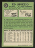 1967 Topps Ed Spiezio "SPIE Missing Variation #128 VG/VG-EX