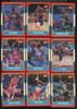 1986/87 Fleer Basketball Near Complete Set 131/132 + 11/11 Stickers