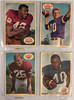 1968 Topps Football Poster Set Complete (16) NM