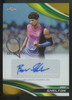 2025 Topps Chrome Ben Shelton Gold Refractor Auto /50 #CA-BSN
