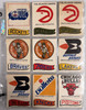 1973/74 Topps Basketball Stickers Complete Set (33) EX