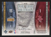 2009-10 Upper Deck Carmelo Anthony / Tracy McGrady Dual Game Patch #DG-AT