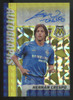 2021-22 Mosaic Premier League Hernan Crespo Gold Fluorescent Auto /25 #AM-HC