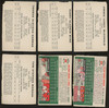 1954 Sports Illustrated Topps Baseball Paper Hand Cut Lot Of 18