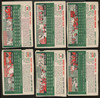 1954 Sports Illustrated Topps Baseball Paper Hand Cut Lot Of 18