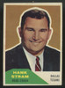 1960 Fleer Hank Stram #116 VG/EX