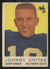 1959 Topps Johnny Unitas #1 VG