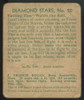 1934 National Chicle Francis "Shanty" Hogan Diamond Stars #20 Poor