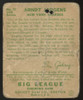 1934 Goudey Arndt Jorgens Big League Gum #72 Poor