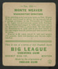 1933 Goudey Monte Weaver Big League Gum #111 F/G