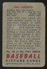 1951 Bowman Phil Rizzuto Picture Card #26 Poor