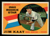 1960 Topps Jim Kaat RC #136 EX "A"