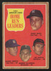 1962 Topps Mantle/Killebrew/Gentile/Maris HR Leaders #53 VG