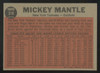 1962 Topps Mickey Mantle Switch Hitter Connects #318 EX (OC)