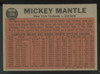 1962 Topps Mickey Mantle Switch Hitter Connects #318 EX