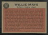 1962 Topps Willie Mays The Sporting News #395 EX+